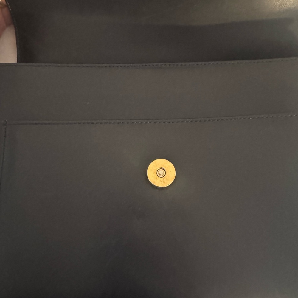 Vintage Celine Satchel/Shoulder Bag in Dark Navy Blue - Picture 10 of 13